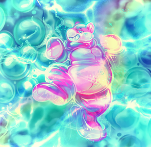 this one was digitally painted!